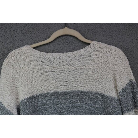 Knox Rose Popcorn Knit Long Sleeve Sweater-Size XS-Striped-Lagenlook - Picture 9 of 9